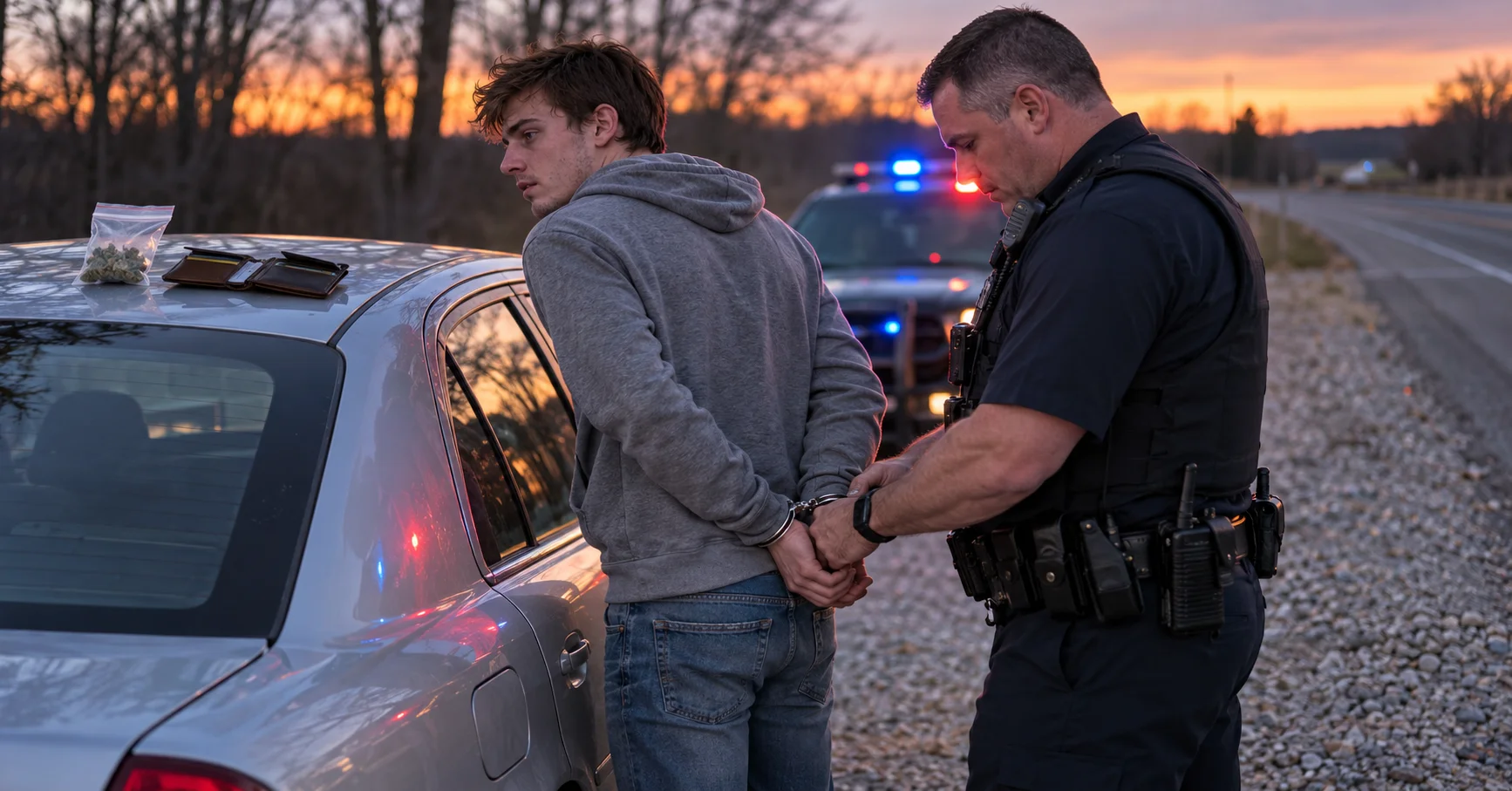 Photo of young man arrested for blog on a list of drug charges in Indiana